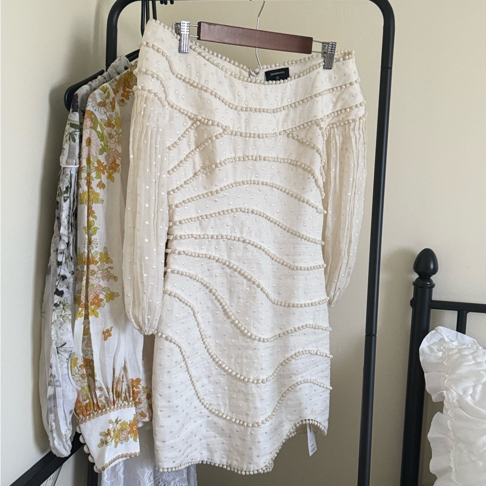 Zimmermann Painted Heart Contour Mini Dress